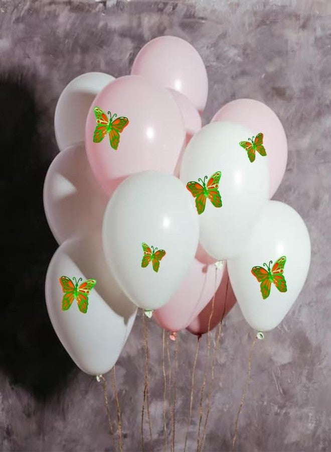 Untumble Butterfly Stickers for Decoration in Green & Orange | Can be Used on Balloon Arches | Pack of 6 - Image 4